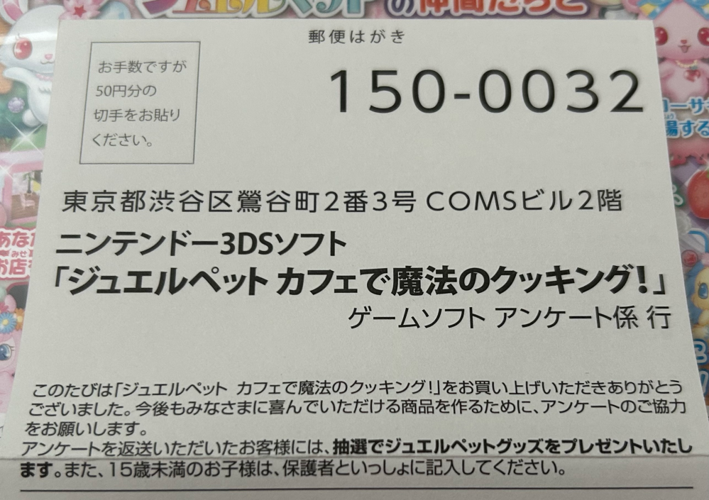 先程GEOで3dsのカセット買って、少し細かいのですが、電子書
