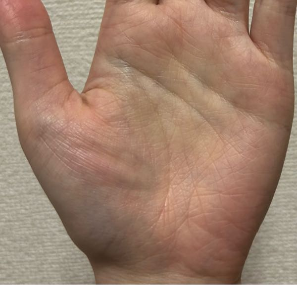 最近手相にハマってます。この手相で濃く出てる線のそれぞれの意味を