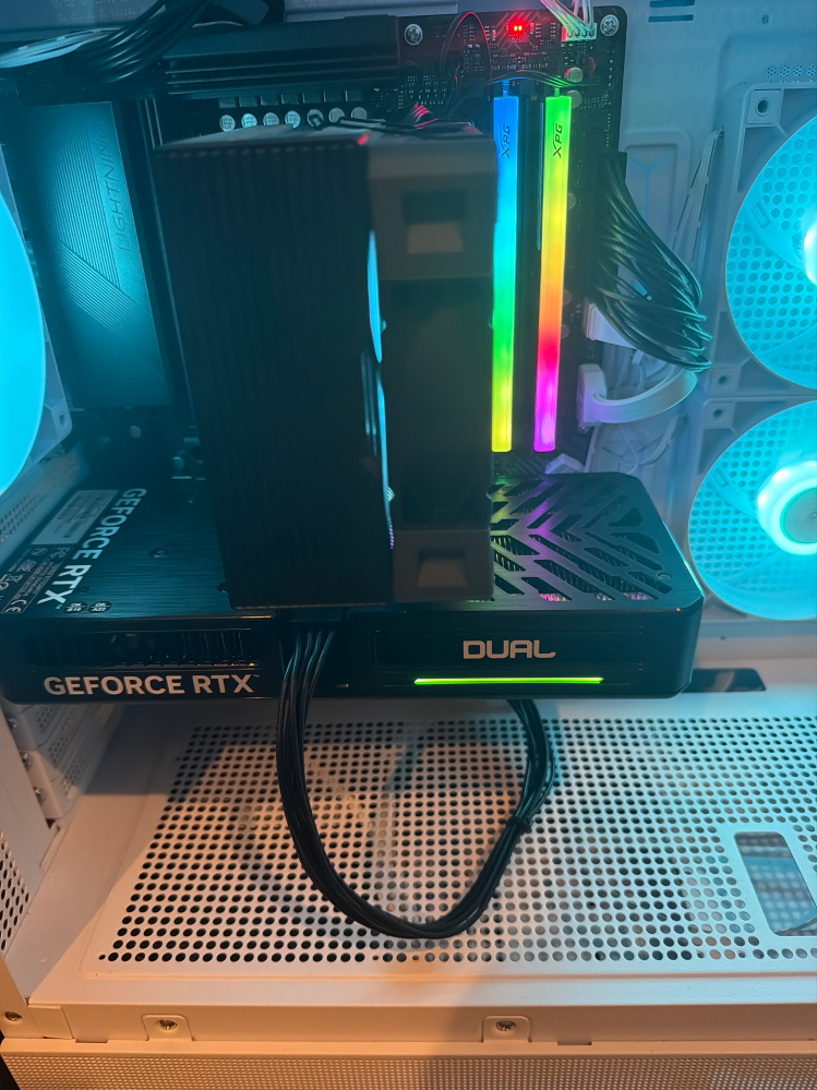 自作PCについて質問です。ゲームをしようとパソコンを作ったの