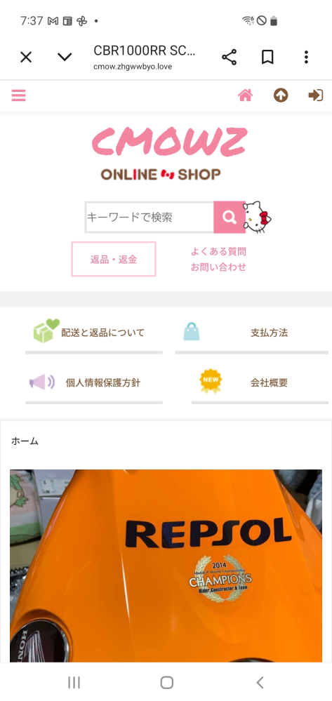 メルカリでは、プロフ必読と書いてマイルールをずらずらと書く。では