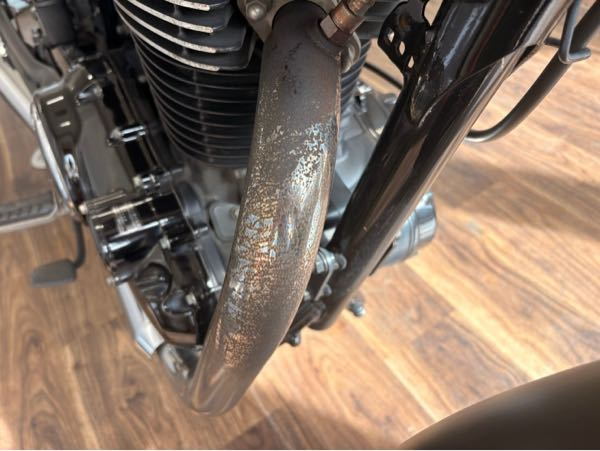 バイクの錆について詳しい方いたら教えてください。こちらのパイ 