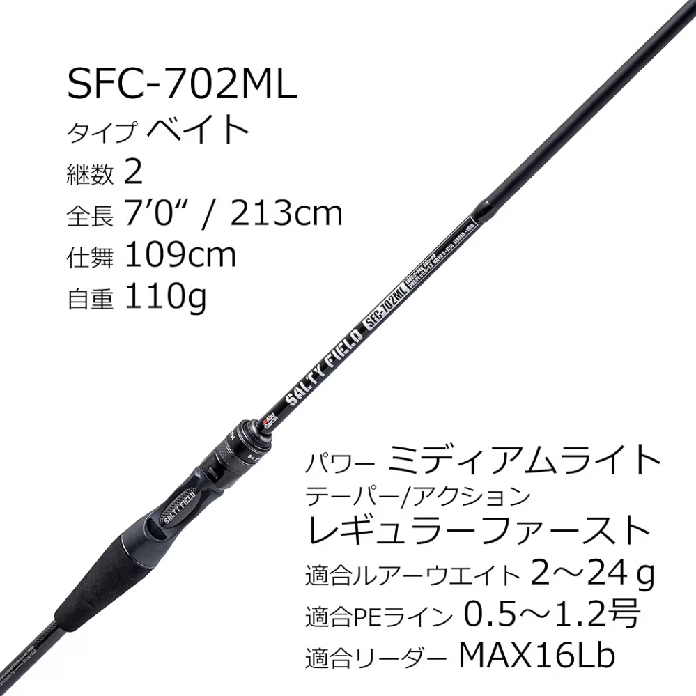 バス釣りで質問です。 - メジャークラフトのコルキッシュのCKC-66M