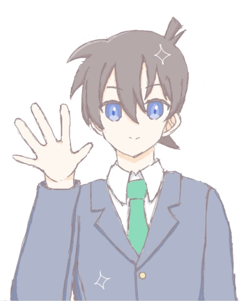 実家にあったサイン色紙です。イラストとサインがありますが、どなたの