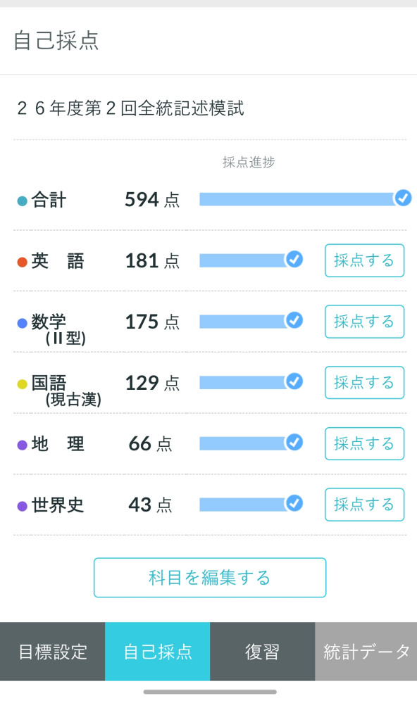 高3です。自己採で全統記述模試の英語と数学がどちらも30点代でした