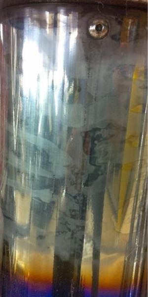 画像のようなマフラーについた染み汚れ？曇り？みたいのはどうや