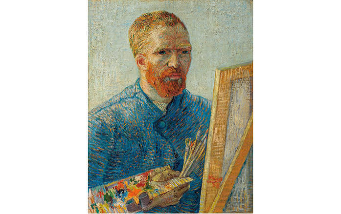 この絵画の作品名は何ですか。 - 画家としての自画像、ですね