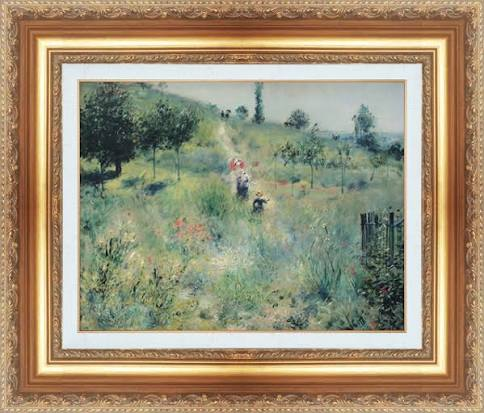 この絵画のタイトルは何ですか。 - 草原を通る風景、ですね。 - Yahoo