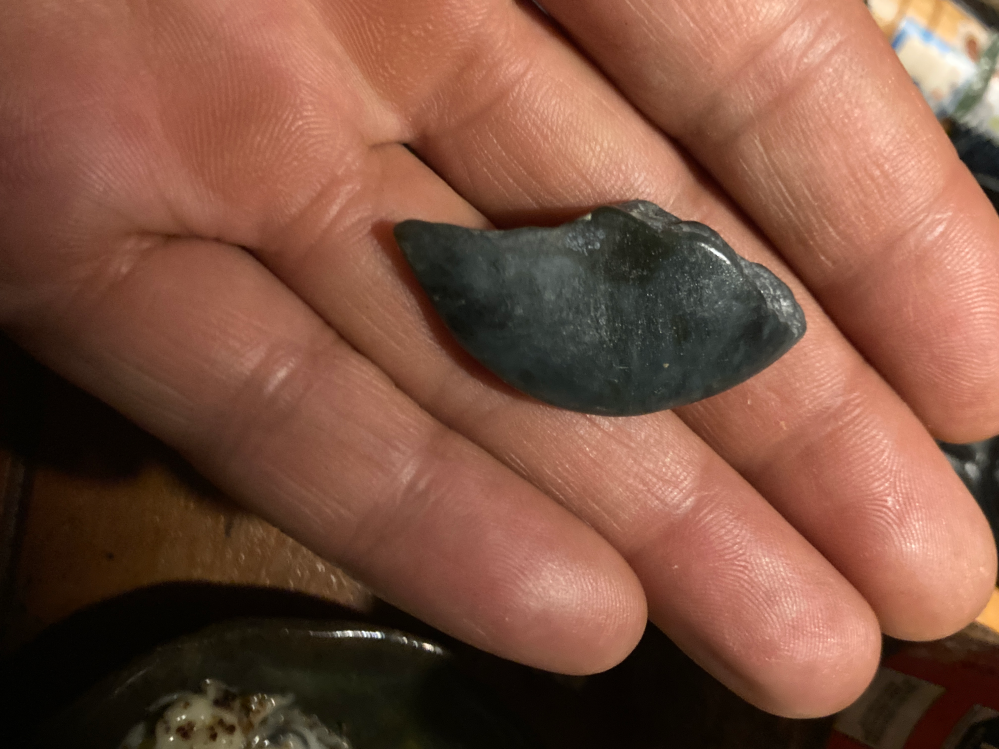糸魚川で拾った石について質問です。この石何かわかりますか？糸