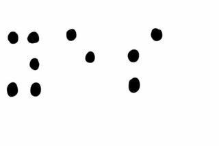 この点字は何と読みますか 石川式 日本の標準の点字 であれば Yahoo 知恵袋