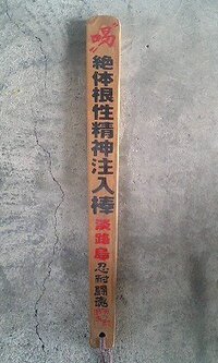 絶対根性精神注入棒が 折れるまで 子供の背中を叩いたら 子供 Yahoo 知恵袋