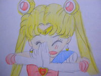 絵の評価お願いします 美少女戦士セーラームーンｓ月野うさぎです Yahoo 知恵袋