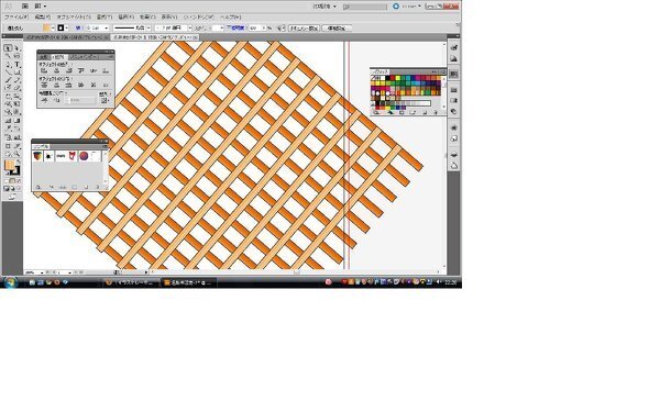 イラストレーターcs5を使ってます バスケットの かごの 網 Yahoo 知恵袋