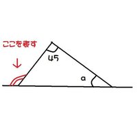 数学の答えの書き方について 指定した角度を「a」を用いた式で表せみたいな問題で
たとえば
(a+45)°と a°+45°
って書くのはどっちも正しいのでしょうか？

回答例は左でした
でも違う似たような問題では右が採用されていたような・・・・

↓問題はこんな感じです