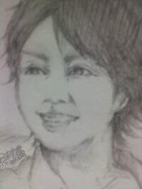 に 似顔絵を描いてみました 嵐の櫻井翔さんです 少しでも似て Yahoo 知恵袋