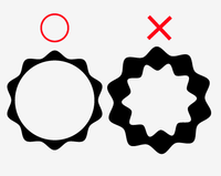 イラストレーター パスの変形 ジグザグについて Mac Yahoo 知恵袋