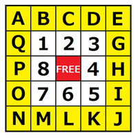 ビンゴゲームで５ ５のマスに１ ２５の数字が書いてあってfreeのマ Yahoo 知恵袋