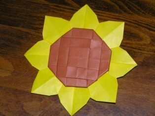 折り紙 ひまわり 折り 方 折り紙でひまわりの折り方 簡単 立体的な向日葵 切り紙も