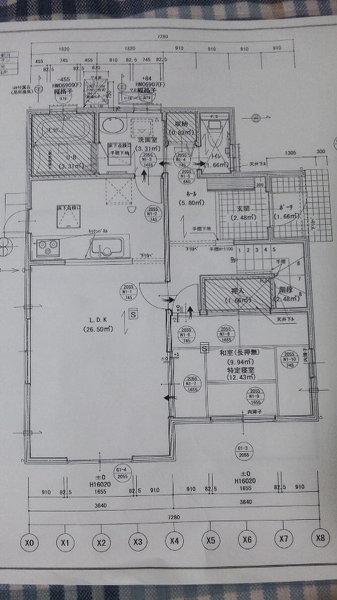 この間取りで、家を建てることになりました。南道路６メートル、北道路 