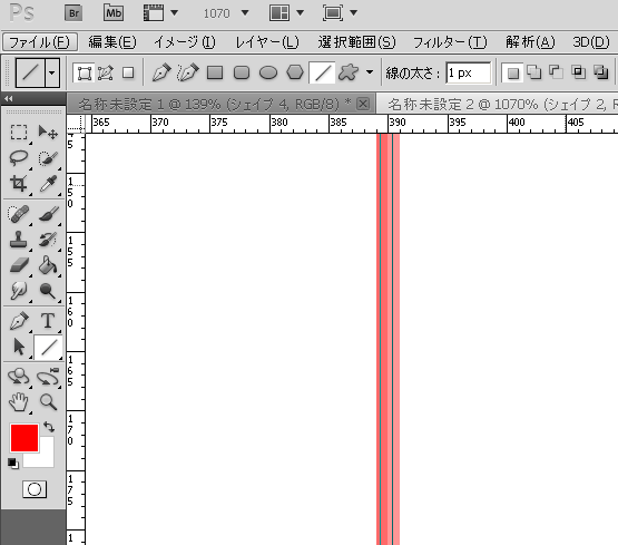 Photoshopできちんとした1pxが描画できません(u003e_u003c) -  - Yahoo!知恵袋