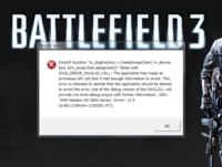 Battlefield3ログインでdirectxerrorがでて進めま Yahoo 知恵袋