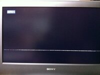 液晶テレビに1ミリほどの黒い横線が一本だけ出るようになりまし