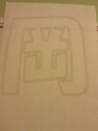 うちわの文字の縁取りをしたいのですが 均等に縁取りできる方法 Yahoo 知恵袋