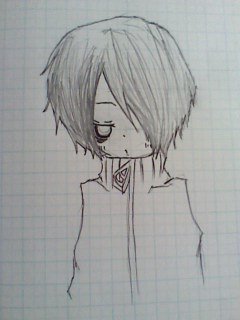 小6です！絵の評価をしてください！ゆっくり実況者のみぞれさんを描き