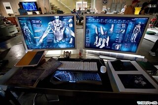 アイアンマンの大ファンです トニーが家で使うパソコンのキーボード 投写 Yahoo 知恵袋