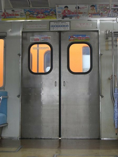 東京メトロ銀座線01系 ドア上旅客案内表示機 機械付き - 鉄道