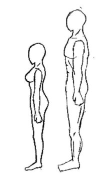 横向きの人間が上手く描けず苦手です 横向きの人間が上手く描け Yahoo 知恵袋