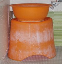 洗面器 お風呂イスの石けんカス 画像 を ピカピカにする Yahoo 知恵袋