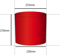 展開図を教えて下さい 高さ 210mm上面の直径 25 Yahoo 知恵袋