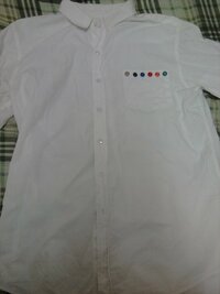 シャツのリメイク について 白シャツがほしかったので 今日ボ Yahoo 知恵袋