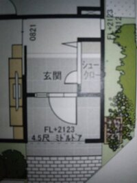新築 玄関の採光について写真は玄関の間取りだけですが上が北です 玄関に採光が欲し 教えて 住まいの先生 Yahoo 不動産
