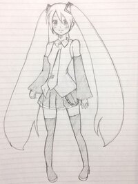 ちゃんとアタリをとって書きました模写に近いですがやっぱり最初は見て書いた Yahoo 知恵袋