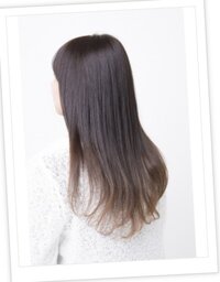 ヘアカラーについてグラデーション 黒髪ロングで 髪を染めた Yahoo 知恵袋