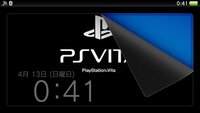 Psvitaのスタート画面の壁紙なんですけど これの水色 Yahoo 知恵袋