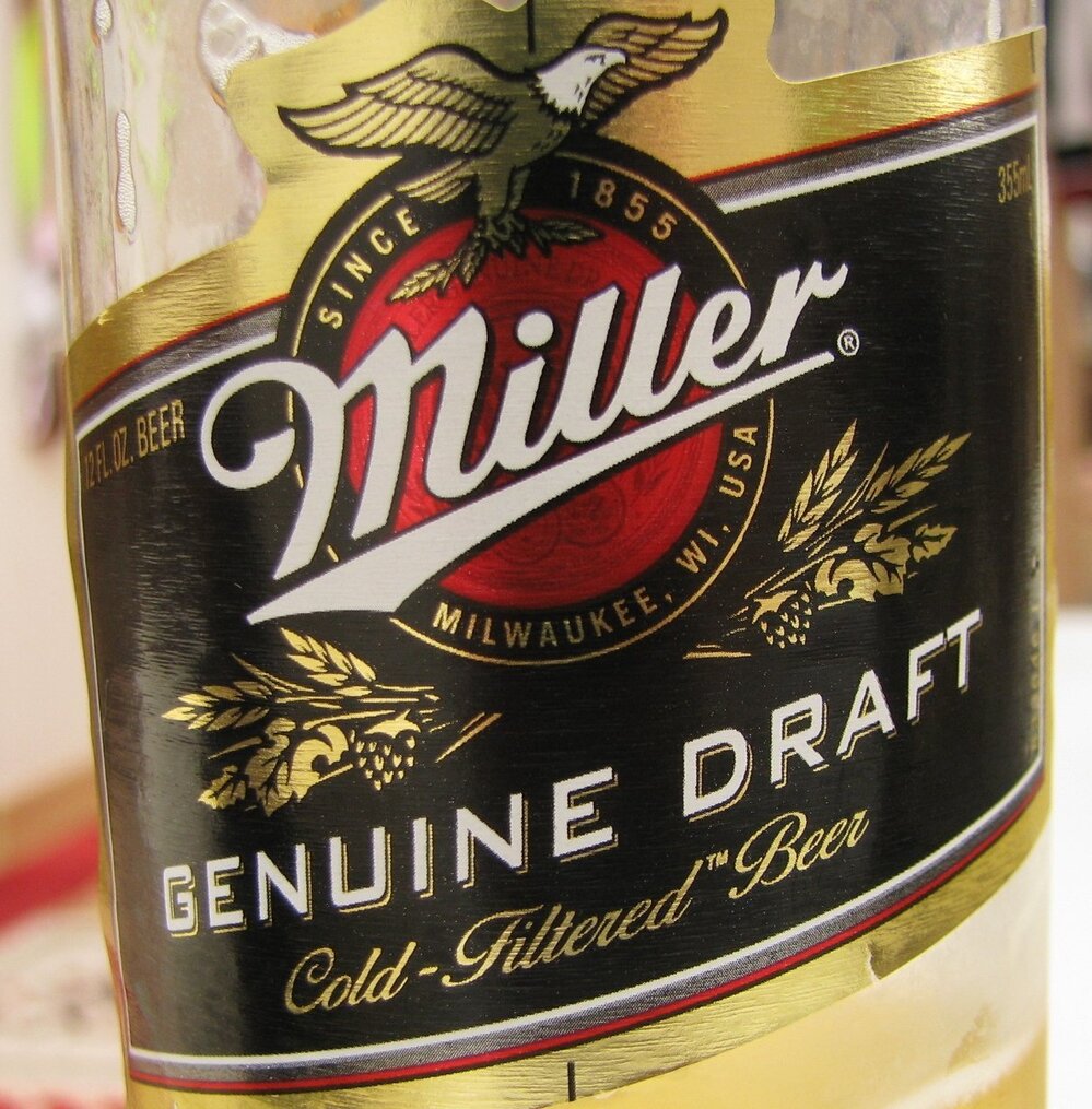 米国ミラービール　Miller beerエナメル七宝＊鏡面フラットトップ 外国で飲めるMiller(ﾐﾗｰ)ビールを国内で買うことはできませんか