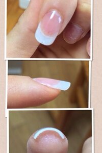 ネイリスト検定2級でこれって減点でしょうか どなたかご回答お願いしますm Yahoo 知恵袋