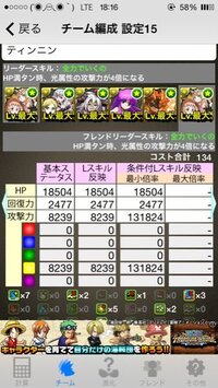 パズドラのティンニンパーティの質問です ティンニンパーティを作って Yahoo 知恵袋