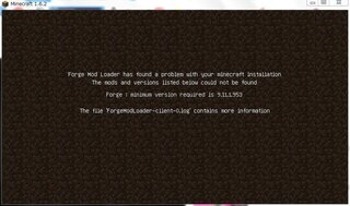 Minecraftで ソームクラフトを入れるとエラーが出て で Yahoo 知恵袋