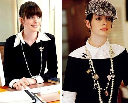 プラダを着た悪魔 の中でアン ハサウェイが着ている半袖の黒ニットと似て Yahoo 知恵袋