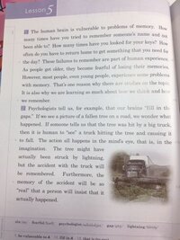 英語のelementのlesson5thesinsofmemoryの和訳 Yahoo 知恵袋