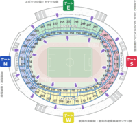 東北電力ビッグスワンスタジアムの座席について教えて下さい バッ Yahoo 知恵袋