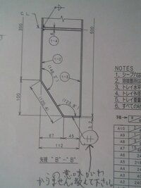 機械図面で縦線2本の記号の意味がわかりません。どなたかわかる方