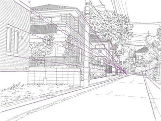 パースについて教えてください 絵は写真を線画にしたものですが どうもパー Yahoo 知恵袋