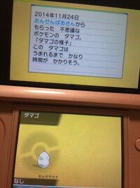 ポケモンorasの卵について教えてください育て屋に預けてからどのくら Yahoo 知恵袋