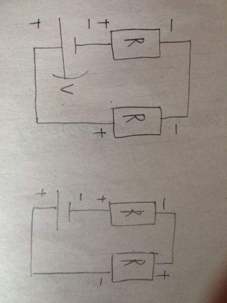 直列回路 トップ つなぎ方 プラス マイナス