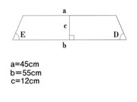 台形の角度の計算を教えて欲しいです 台形は画像のような中心から Yahoo 知恵袋
