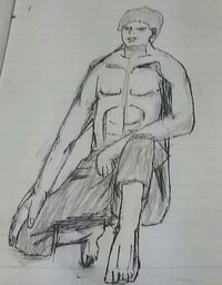 絵描き初めて1週間の初心者です 忍者座りを描いてみました 脚を Yahoo 知恵袋